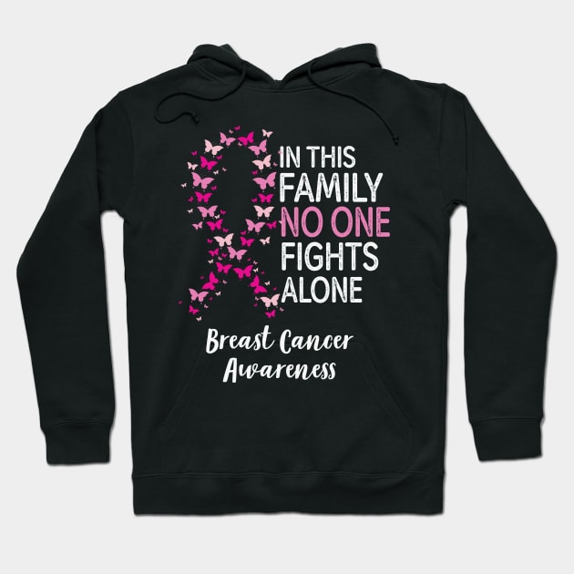 In This Family No One Fights Alone Breast Cancer Awareness Hoodie by trendybestgift